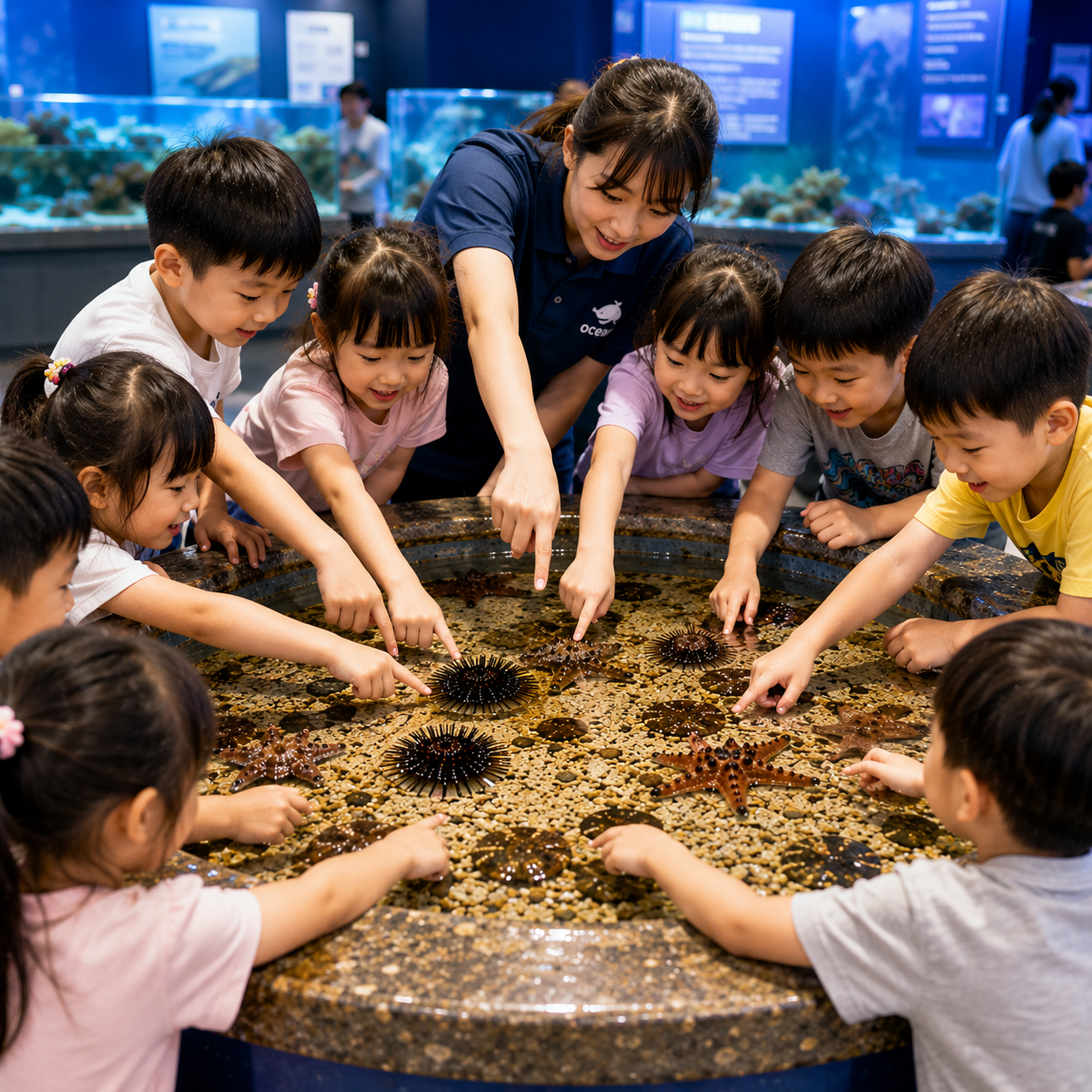 小小海洋探險家出發|海星觸摸體驗 × 海洋生物探索 × 珊瑚盆栽手作:圖片 3